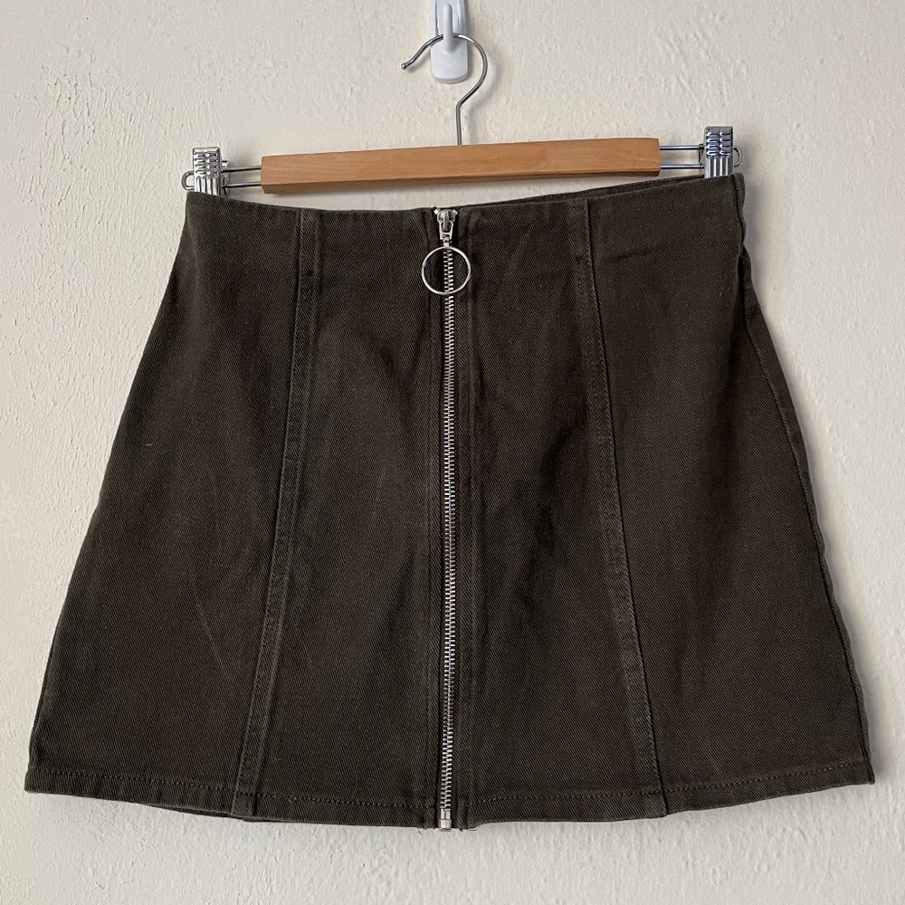Green Mini Skirt